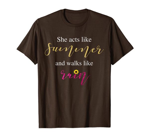 She Acts Like Summer And Walks Like Rain Sunflower T-Shirt T-Shirt, Mainly pictures
She Acts Like Summer And Walks Like Rain Sunflower T-Shirt T-Shirt, Mainly pictures