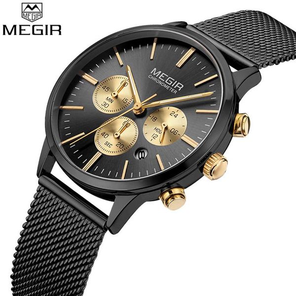 wristwatches megir women watch chronograph date female clock classic business quartz lady wristwatch relogio feminino 2011, Slivery;brown
wristwatches megir women watch chronograph date female clock classic business quartz lady wristwatch relogio feminino 2011, Slivery;brown
