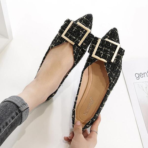 dress shoes metal decoration flat women slip on shallow loafers big size 43 moccasin female mixed color plaid flats woman ballet 9s7x, Black
dress shoes metal decoration flat women slip on shallow loafers big size 43 moccasin female mixed color plaid flats woman ballet 9s7x, Black