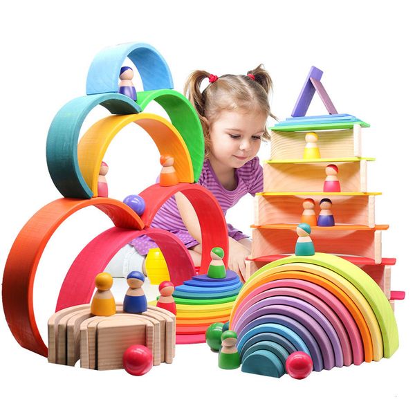 baby large rainbow stacker creative building blocks wooden montessori educational toys 1020
baby large rainbow stacker creative building blocks wooden montessori educational toys 1020