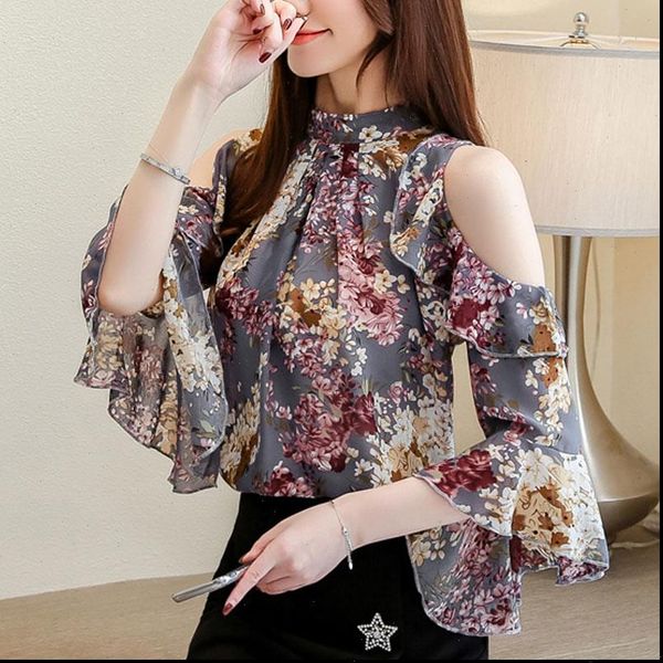 blouse women shirts ladies floral for ruffles stand butterfly sleeve blusas hollow plus szie 0325, White
blouse women shirts ladies floral for ruffles stand butterfly sleeve blusas hollow plus szie 0325, White