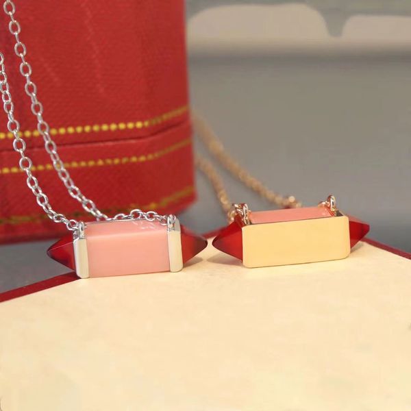 custom pendants luxury designer jewelry womens necklaces stainless steel chain friendship party wedding bride necklace women's red pink, Silver
custom pendants luxury designer jewelry womens necklaces stainless steel chain friendship party wedding bride necklace women's red pink, Silver