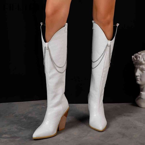 boots ladies snake print high heels shoes fashion pointed toe chain mid calf women designer boots, Black
boots ladies snake print high heels shoes fashion pointed toe chain mid calf women designer boots, Black