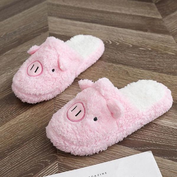 pig cartoon women indoors flat slippers shallow plush ladies casual lightweight fashion, Black
pig cartoon women indoors flat slippers shallow plush ladies casual lightweight fashion, Black