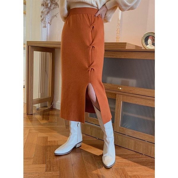 skirts women's clothing 2021 autumn and winter all-match solid color small slit half-length skirt fashion temperament a-line, Black
skirts women's clothing 2021 autumn and winter all-match solid color small slit half-length skirt fashion temperament a-line, Black