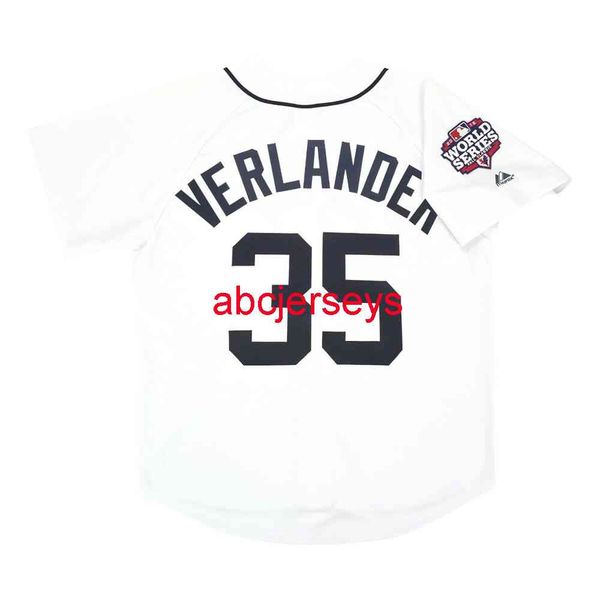 stitched custom justin verlander 2012 world series home white jersey add name number baseball jersey, Black
stitched custom justin verlander 2012 world series home white jersey add name number baseball jersey, Black