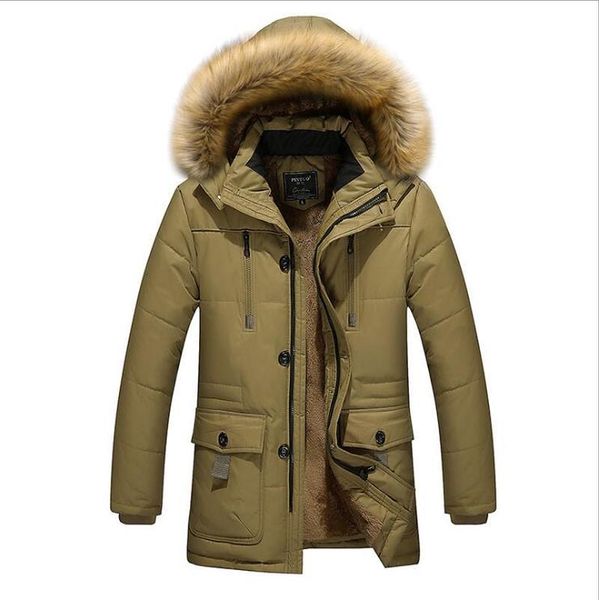 men's winter warm parkas mens fashion casual large size loose multi-pocket long section jcakets cotton coat jackets, Tan;black
men's winter warm parkas mens fashion casual large size loose multi-pocket long section jcakets cotton coat jackets, Tan;black