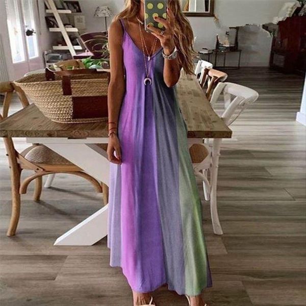 gradient printed v neck women dress sleeveless big swing long summer beach female maxi party vestidos s 5xl, Black;gray
gradient printed v neck women dress sleeveless big swing long summer beach female maxi party vestidos s 5xl, Black;gray