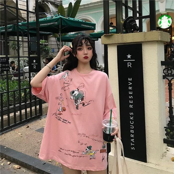 women's t-shirt 2021 summer sweet oversize puppy hand-painted cartoon anime graphics short-sleeved for girls e girl top, White
women's t-shirt 2021 summer sweet oversize puppy hand-painted cartoon anime graphics short-sleeved for girls e girl top, White