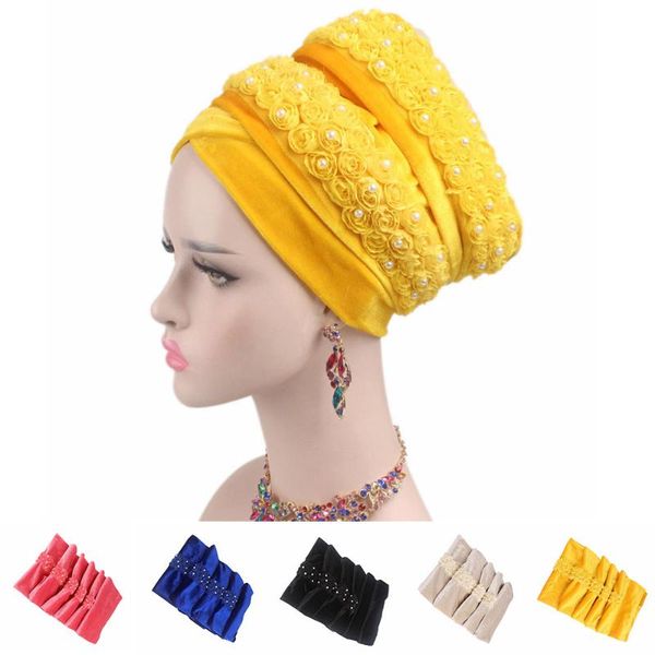 ethnic clothing ladies turban scarf hat fashion three-dimensional flower bead velvet long tail wrap head female muslim headwear, Red
ethnic clothing ladies turban scarf hat fashion three-dimensional flower bead velvet long tail wrap head female muslim headwear, Red