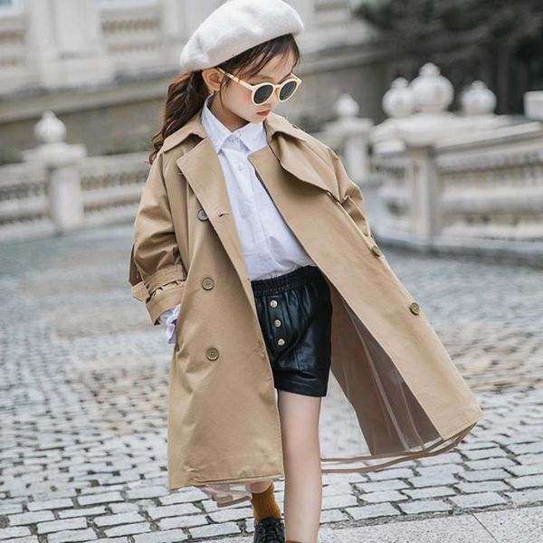teenage girls mesh patchwork trench coats 2021 spring autumn belt long outerwear for children kids clothes 4-17y ws991 coat, Blue;gray
teenage girls mesh patchwork trench coats 2021 spring autumn belt long outerwear for children kids clothes 4-17y ws991 coat, Blue;gray