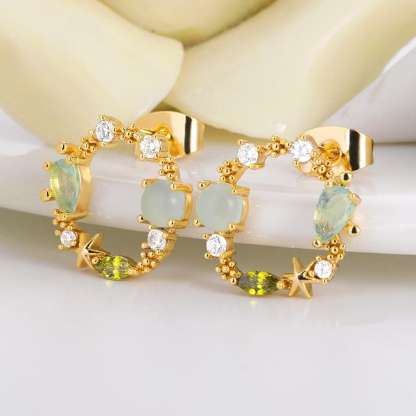stud crystal zircon star shiny earrings for women girls luxury wedding jewelry fine accessories exquisite stainless, Golden;silver
stud crystal zircon star shiny earrings for women girls luxury wedding jewelry fine accessories exquisite stainless, Golden;silver