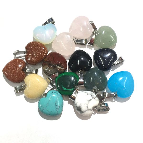 natural stone heart chakras charms pendant rose quartz healing reiki crystal finding for diy necklaces women fashion jewelry 16mm, Bronze;silver
natural stone heart chakras charms pendant rose quartz healing reiki crystal finding for diy necklaces women fashion jewelry 16mm, Bronze;silver