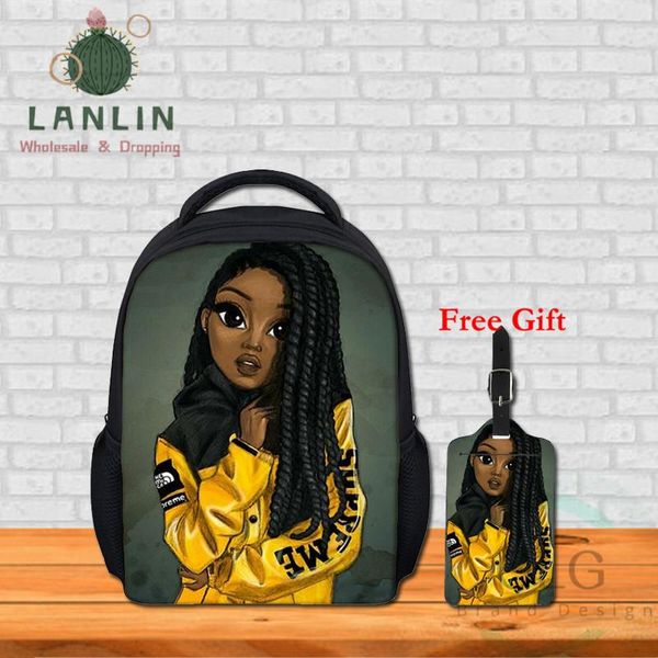 african black art girl school bag 2pcs/set orthopedic toddler backpacks children kids schoolbag cute mochilas infantil bags
african black art girl school bag 2pcs/set orthopedic toddler backpacks children kids schoolbag cute mochilas infantil bags