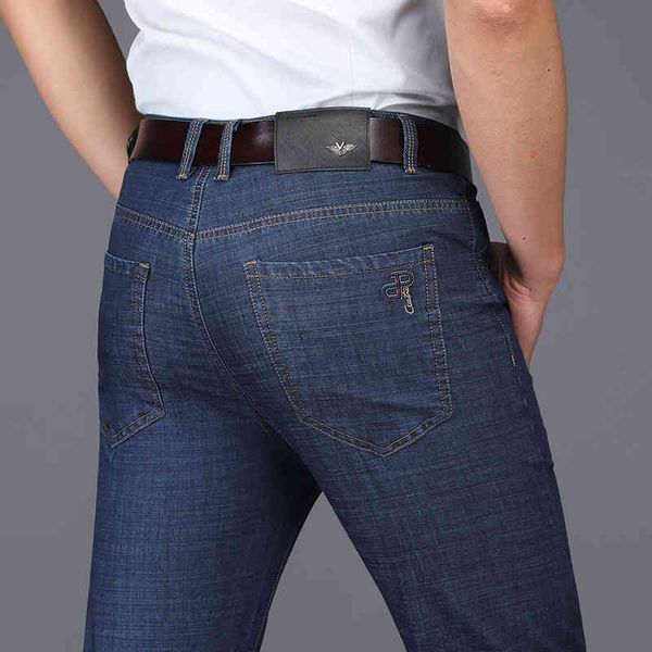 men's jeans spring summer man pants straight thin denim trousers casual clothing regular fit ty9o, Blue
men's jeans spring summer man pants straight thin denim trousers casual clothing regular fit ty9o, Blue