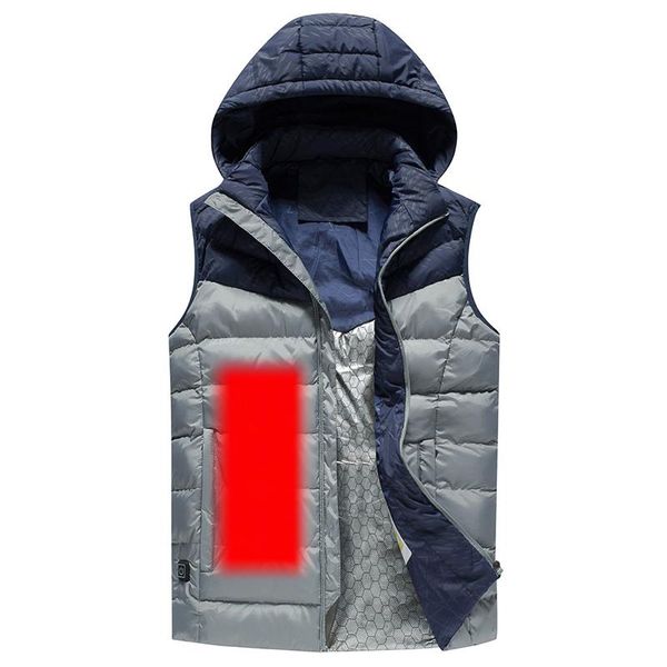 men's vests factory inventory custom logo color matching fashion heating waistcoat, Black;white 
men's vests factory inventory custom logo color matching fashion heating waistcoat, Black;white