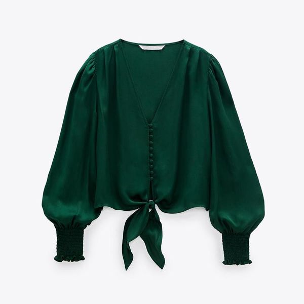 women's blouses & shirts agong vintage v neck women fashion solid green elegant buttons lantern sleeve female ladies gt, White
women's blouses & shirts agong vintage v neck women fashion solid green elegant buttons lantern sleeve female ladies gt, White