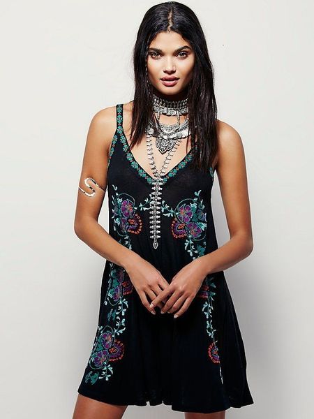 black and white boho bohemian print sleeveless embroidery mini v neck summer people women es clothing, Black;gray
black and white boho bohemian print sleeveless embroidery mini v neck summer people women es clothing, Black;gray