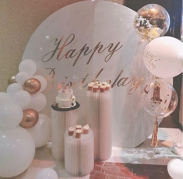 party decoration iron circle stand plinth paper cylinder for wedding birthday baby shower stage arch balloon flowers cake dessert backdrops
party decoration iron circle stand plinth paper cylinder for wedding birthday baby shower stage arch balloon flowers cake dessert backdrops