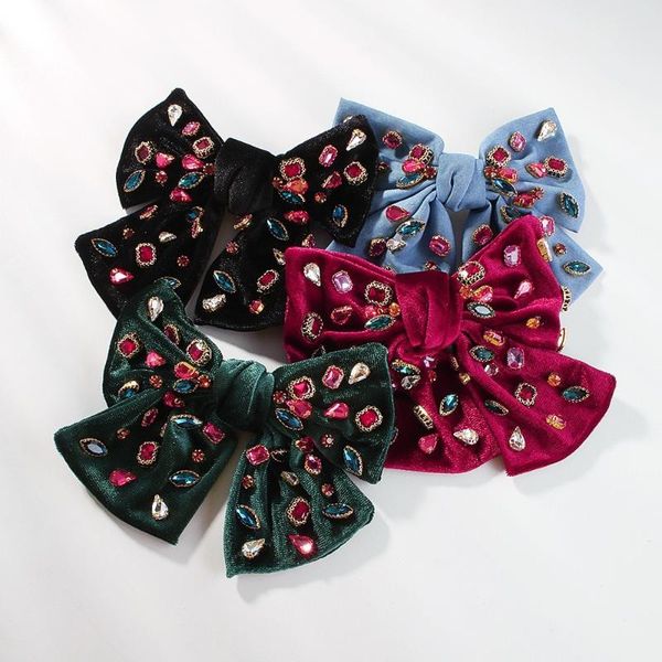 hair clips & barrettes velvet bow ties hairpin bowknot clip multicolor rhinestone hairpins women handmade vintage big headband accessories, Golden;silver
hair clips & barrettes velvet bow ties hairpin bowknot clip multicolor rhinestone hairpins women handmade vintage big headband accessories, Golden;silver