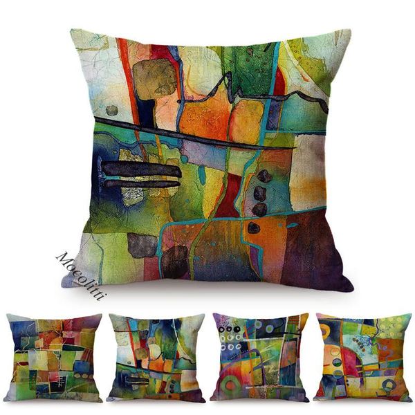 cushion/decorative pillow multicolor graffiti art decoration cases water color mosaic cotton linen luxury gallery living room sofa cushions
cushion/decorative pillow multicolor graffiti art decoration cases water color mosaic cotton linen luxury gallery living room sofa cushions