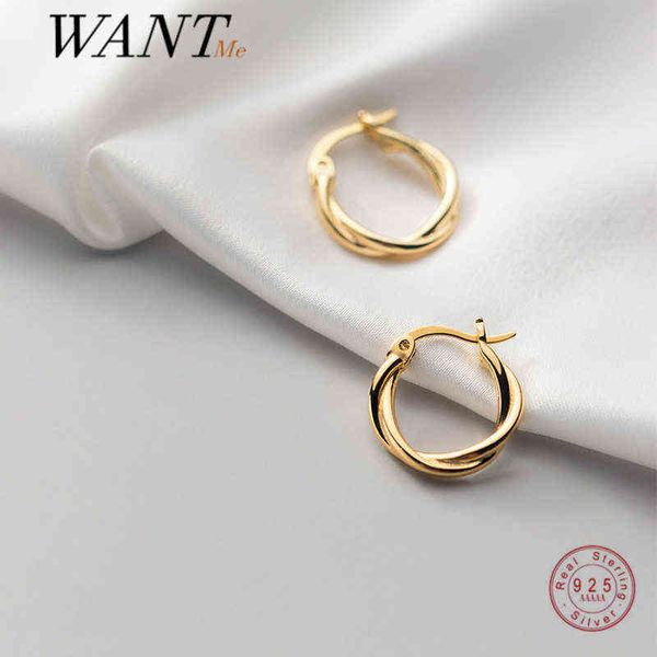 wantme genuine 925 sterling silver bohemian braided knotted hoop earrings for women korean style charming party wedding jewelry 220108, Golden;silver
wantme genuine 925 sterling silver bohemian braided knotted hoop earrings for women korean style charming party wedding jewelry 220108, Golden;silver