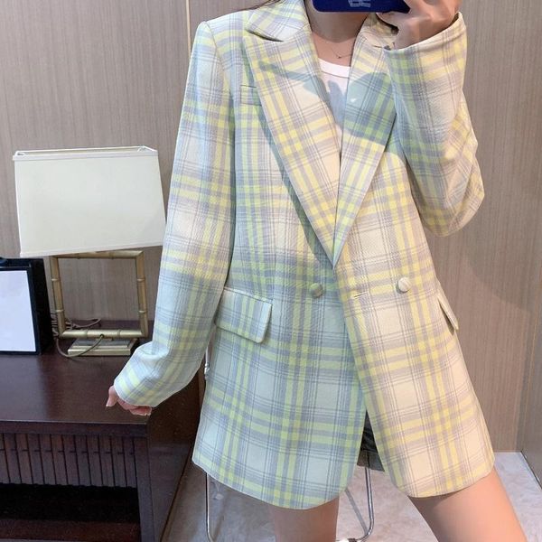 women's suits & blazers less quantity 100% wool autumn plaid single breasted casual women, White;black
women's suits & blazers less quantity 100% wool autumn plaid single breasted casual women, White;black