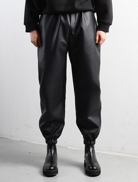 men's pants loose size fashion trend versatile casual solid color tapered leather bandage back pocket jogging elastic, Black
men's pants loose size fashion trend versatile casual solid color tapered leather bandage back pocket jogging elastic, Black