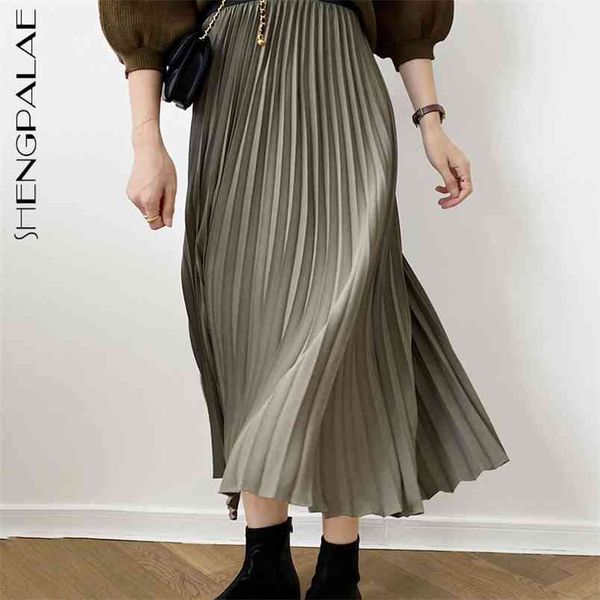 elegant pleated skirt women's summer high elastic waist thin fashion mid-calf female 5c874 210427, Black
elegant pleated skirt women's summer high elastic waist thin fashion mid-calf female 5c874 210427, Black