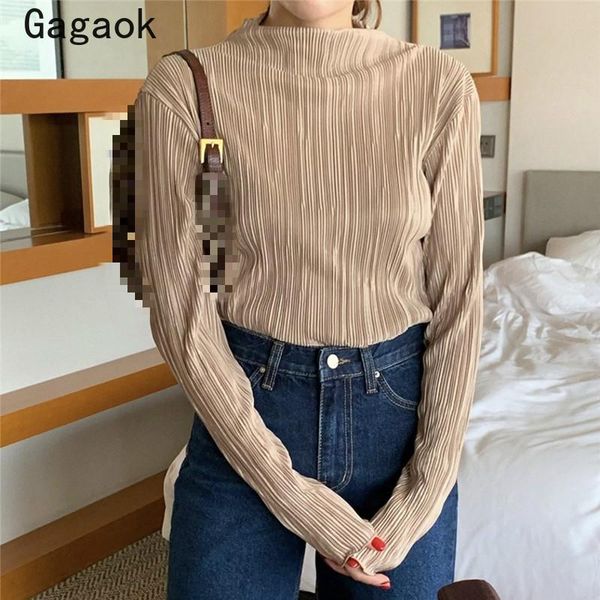 gagaok spring/autumn vintage women shirt 2021 solid stand full korean fashion chic wild slim simple and blouses k3989 women's & shirts, White
gagaok spring/autumn vintage women shirt 2021 solid stand full korean fashion chic wild slim simple and blouses k3989 women's & shirts, White