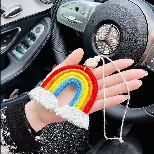 interior decorations car pendant creative rainbow tassel rearview mirror accessories handmade cotton weaving gay
interior decorations car pendant creative rainbow tassel rearview mirror accessories handmade cotton weaving gay