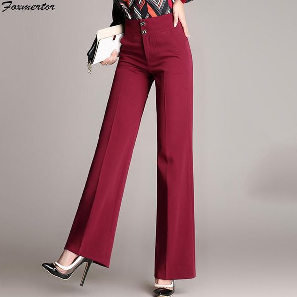 women's pants & capris 4xl plus size womens 2021 spring summer women wide leg office high waist ladies black formal straight trousers, Black;white
women's pants & capris 4xl plus size womens 2021 spring summer women wide leg office high waist ladies black formal straight trousers, Black;white