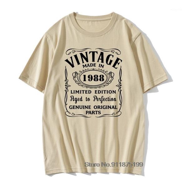 men's t-shirts in 1988 t shirts men 100% cotton summer o-neck birthday gift tshirt cool man t-shirt boyfriend's clothes, White;black
men's t-shirts in 1988 t shirts men 100% cotton summer o-neck birthday gift tshirt cool man t-shirt boyfriend's clothes, White;black