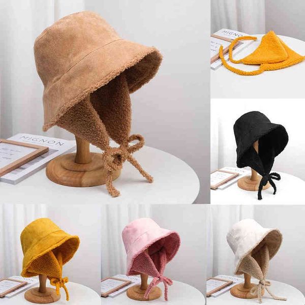 new women autumn winter warm ear protection lamb fur fisherman hats outdoor sunscreen sun hat panama flat hat bucket cap gift g220311, Blue;gray
new women autumn winter warm ear protection lamb fur fisherman hats outdoor sunscreen sun hat panama flat hat bucket cap gift g220311, Blue;gray