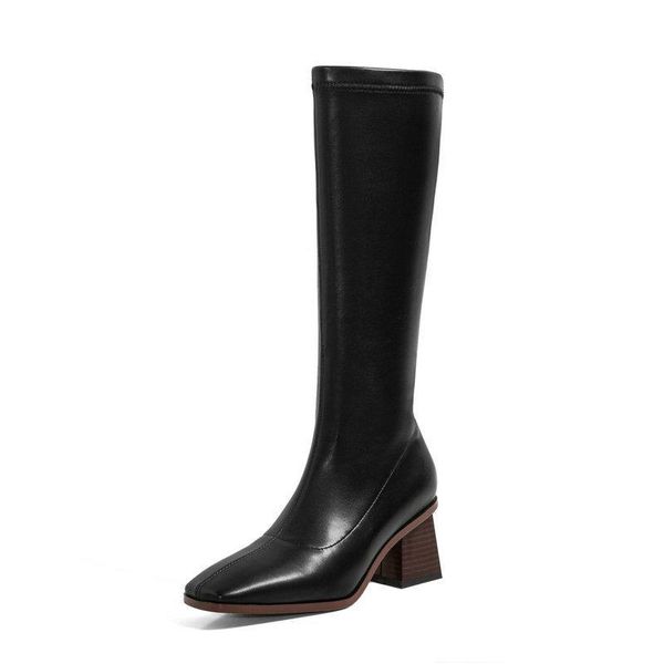 vintage square toe knee high boots woman thick high heels ladeis boots 2020 winter party working women large size 34-43, Black
vintage square toe knee high boots woman thick high heels ladeis boots 2020 winter party working women large size 34-43, Black