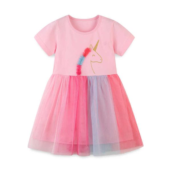 jumping meters summer unicorn girls cotton kids clothes vestidos party mesh tutu birthday baby clothing princess dress 210529, Red;yellow
jumping meters summer unicorn girls cotton kids clothes vestidos party mesh tutu birthday baby clothing princess dress 210529, Red;yellow