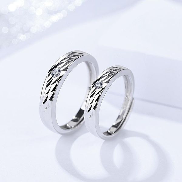 cluster rings genuine s925 sterling silver couple ring creative retro japanese and korean version of zircon open, Golden;silver
cluster rings genuine s925 sterling silver couple ring creative retro japanese and korean version of zircon open, Golden;silver