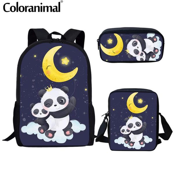 backpack coloranimal trend teenage kid canvas school bag cute panda family and moon cartoon design children set book mochila
backpack coloranimal trend teenage kid canvas school bag cute panda family and moon cartoon design children set book mochila