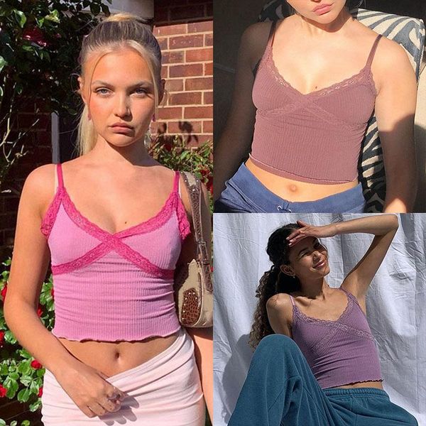 women's tanks & camis summer sleeveless lace cami women v neck backless crop tees ladies streetwear spaghetti strap, White
women's tanks & camis summer sleeveless lace cami women v neck backless crop tees ladies streetwear spaghetti strap, White