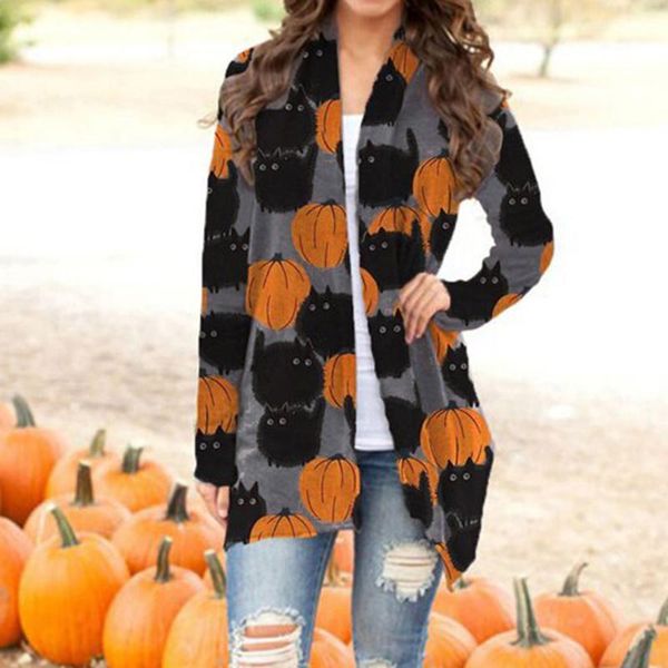 women's knits & tees halloween cardigan animal cat pumpkin print womens coat spring autumn female long sleeve harajuku cute kawaii clot, White
women's knits & tees halloween cardigan animal cat pumpkin print womens coat spring autumn female long sleeve harajuku cute kawaii clot, White