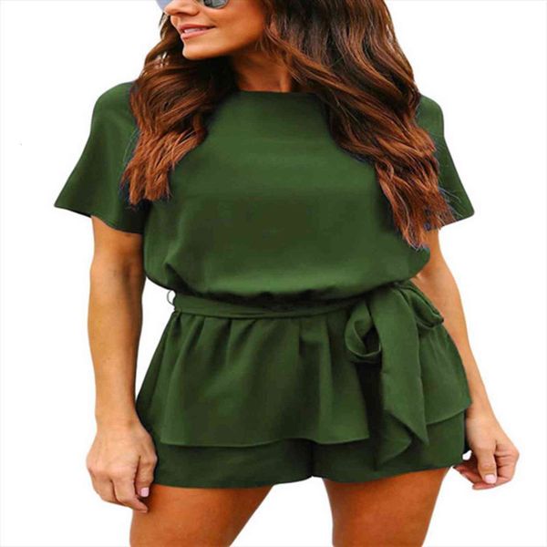 newly summer round neck womens rompers solid color loose short sleeve belted wrap jumpsuit dod886, Black;white
newly summer round neck womens rompers solid color loose short sleeve belted wrap jumpsuit dod886, Black;white