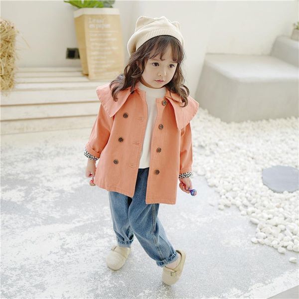 children baby girl 2021 autumn trench coats korean style fashion kids coat girls fall jacket, Blue;gray
children baby girl 2021 autumn trench coats korean style fashion kids coat girls fall jacket, Blue;gray