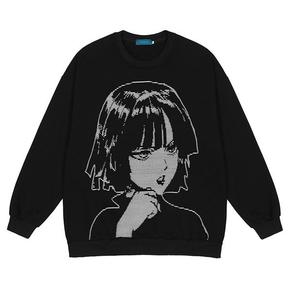 sweatshirt men high streetwear japan anime kawaii printed hoodies men's harajuku women oversized autumn winter sweatshirts 220307, Black
sweatshirt men high streetwear japan anime kawaii printed hoodies men's harajuku women oversized autumn winter sweatshirts 220307, Black