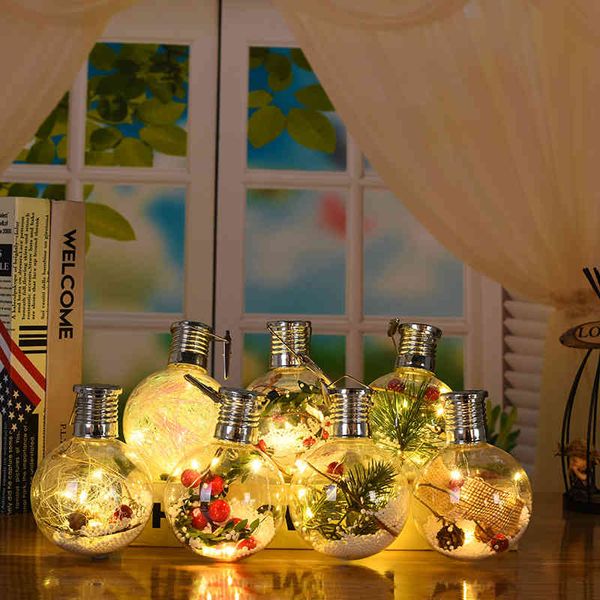 new simple and creative transparent celebration atmosphere pendant led luminous christmas decorative ball
new simple and creative transparent celebration atmosphere pendant led luminous christmas decorative ball