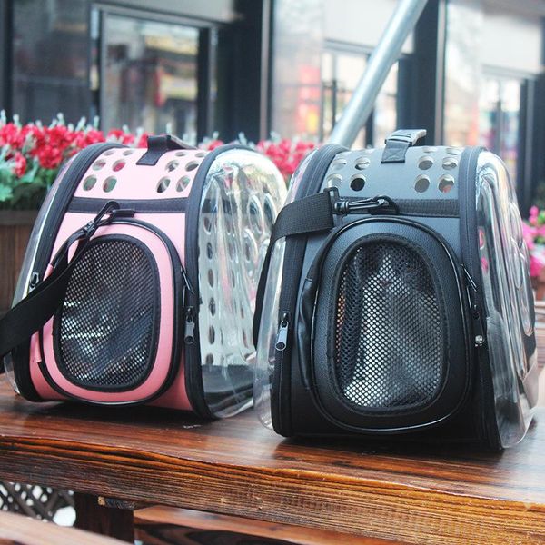 cat carriers,crates & houses transparent dog carrier bag space foldable breathable pet travel outdoor backpack puppy carrying handba
cat carriers,crates & houses transparent dog carrier bag space foldable breathable pet travel outdoor backpack puppy carrying handba