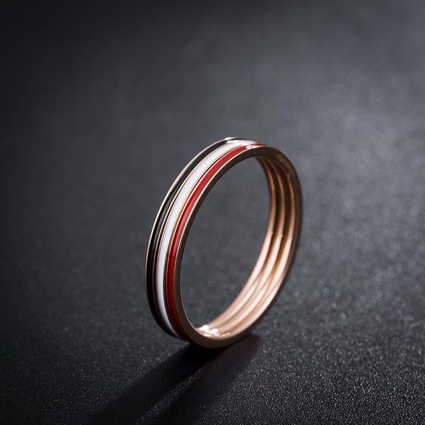 set red black white color lines ring for women titanium steel love finger colored elegant jewelry rn007 wedding rings, Slivery;golden
set red black white color lines ring for women titanium steel love finger colored elegant jewelry rn007 wedding rings, Slivery;golden