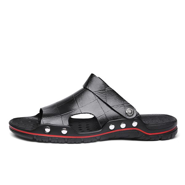 casual men's sandals trainers breathable and lightweight sandy beach shoes lady gentlemen soft bottom, Black
casual men's sandals trainers breathable and lightweight sandy beach shoes lady gentlemen soft bottom, Black