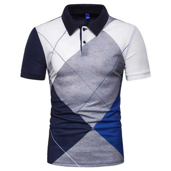 men's polos shirt summer fashion stitching casual short-sleeved t-shir european code college style men p011, White;black
men's polos shirt summer fashion stitching casual short-sleeved t-shir european code college style men p011, White;black
