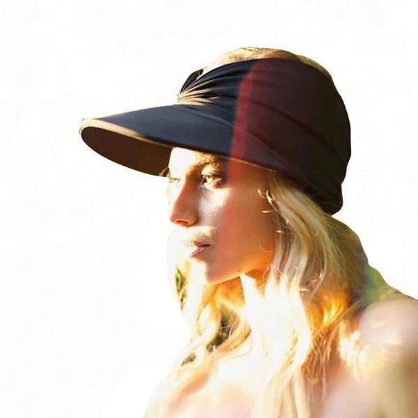 wide brim hats summer sun visor hat women anti-ultraviolet elastic hollow adjustable oversized sunhat sport caps, Blue;gray
wide brim hats summer sun visor hat women anti-ultraviolet elastic hollow adjustable oversized sunhat sport caps, Blue;gray