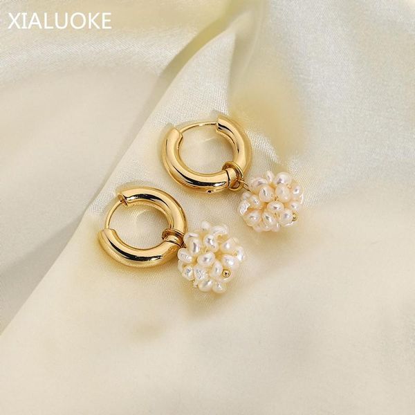hoop & huggie xialuoke punk metal stainless steel hoops earrings for women retro joker freshwater pearls gold party jewelry, Golden;silver
hoop & huggie xialuoke punk metal stainless steel hoops earrings for women retro joker freshwater pearls gold party jewelry, Golden;silver
